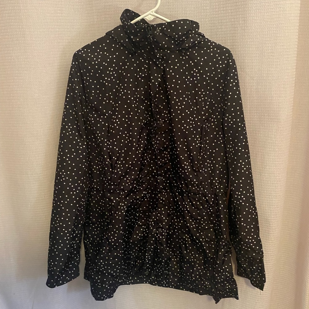 Polka dot raincoat